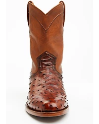 Cody James Black 1978® Men's Carmen Exotic Full-Quill Ostrich Roper Boots - Round Toe