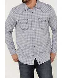 Moonshine Spirit Men's Jail Break Plaid Long Sleeve Snap Western Shirt