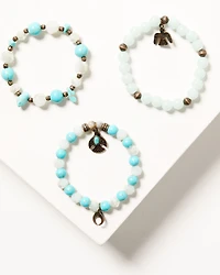 Shyanne Women's Mystic Skies Beaded Bracelet Set - 3-Piece