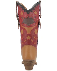 Dingo Women's Love Rocks Leather Underlay Western Boot - Snip Toe