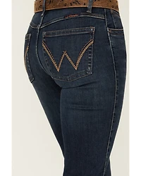 Wrangler Women's Q-Baby Medium Wash Mid Rise Ultimate Riding Bootcut Jeans
