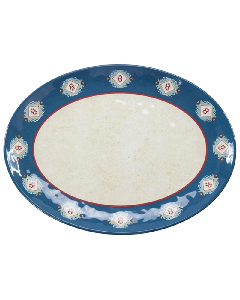 HiEnd Accents 14-Piece Spirit Valley Melamine Dinnerware Set