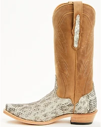 El Dorado Women's Sam Exotic Anaconda Tall Western Boots - Snip Toe