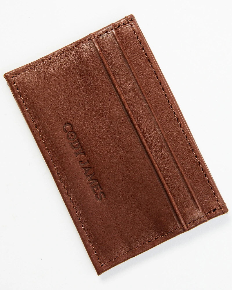 Cody James Men's Credit Card Ostrich Wallet