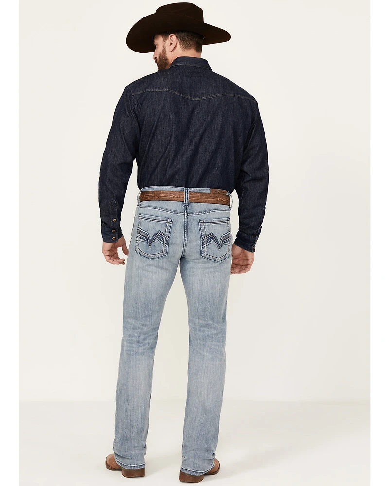 Cody James Men's Buckskin Wash Jackson Slim Straight Stretch Denim Jeans