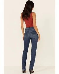 Idyllwind Women's Dark Wash Going Places Straight Denim Jeans
