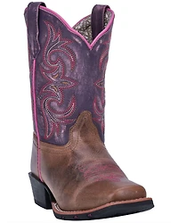 Dan Post Girls' Majesty Western Boots - Square Toe
