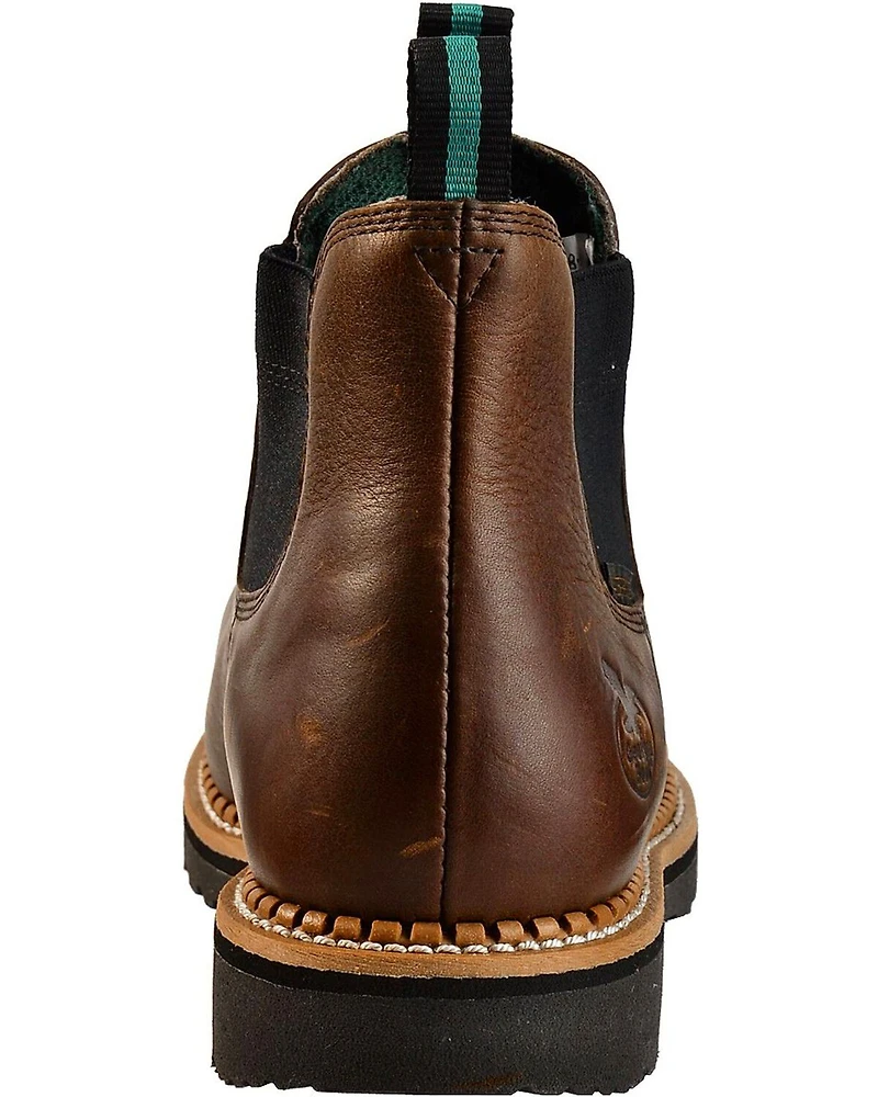 Georgia Boot Men's Romeo Waterproof Slip-On Work Shoes - Steel Toe