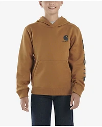 Carhartt Boys' Logo Graphic Hooded Sweatshirt