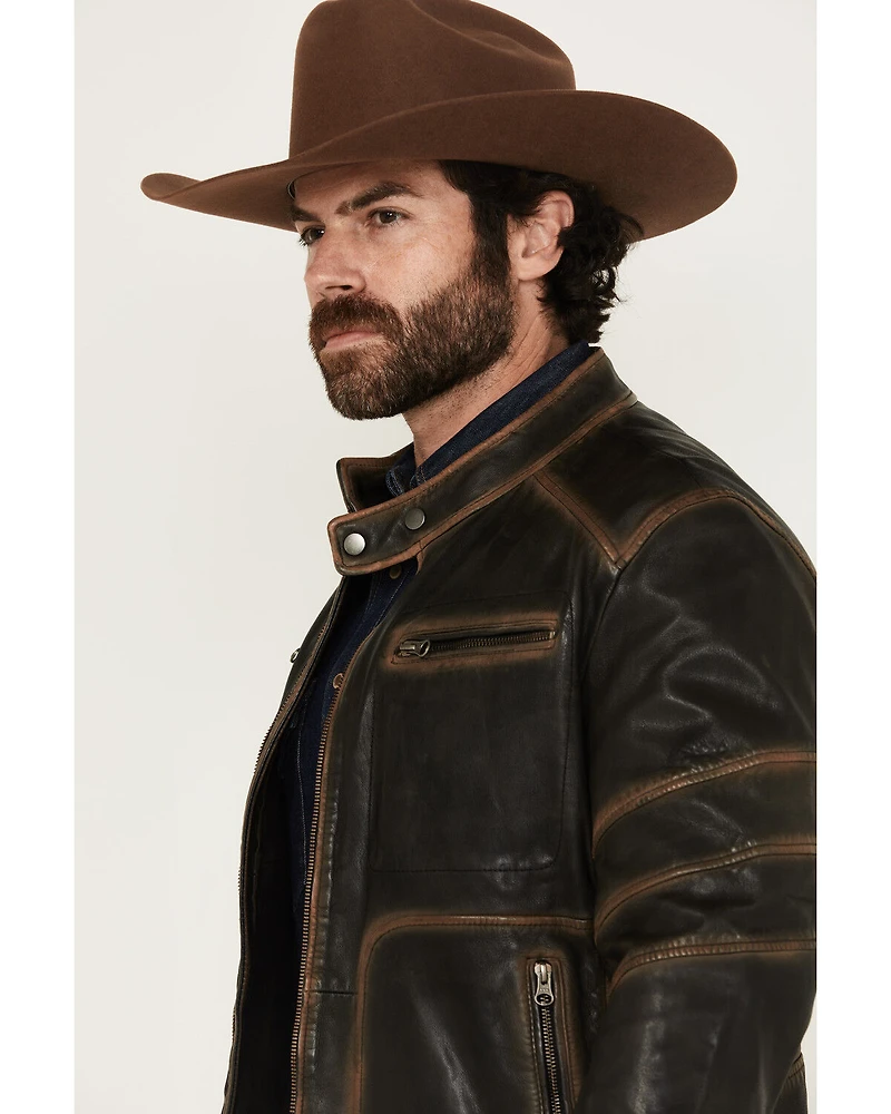 Scully Men's Leather Moto Jacket