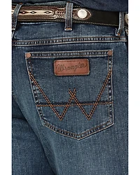 Wrangler Retro Men's Gaffery Medium Wash Slim Straight Stretch Denim Jeans