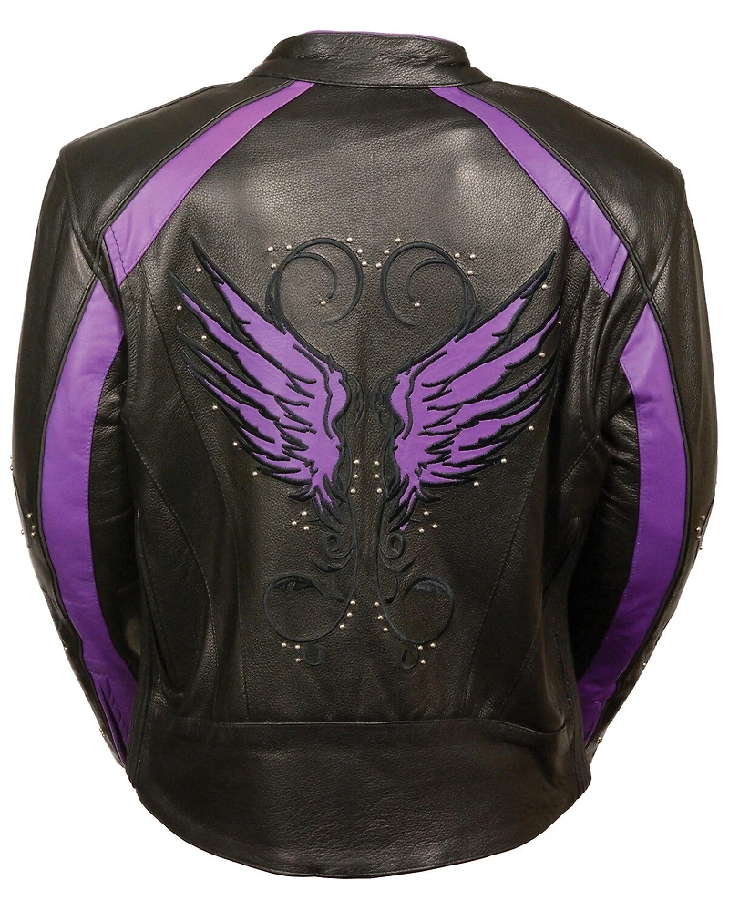 Milwaukee Leather Women's Stud & Wing Jacket - 3XL