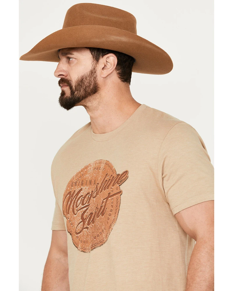 Moonshine Spirit Men's Label Maker Short Sleeve Graphic T-Shirt