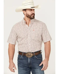 Ariat Men's Chapman Printed Short Sleeve Button-Down Western Shirt - Tall