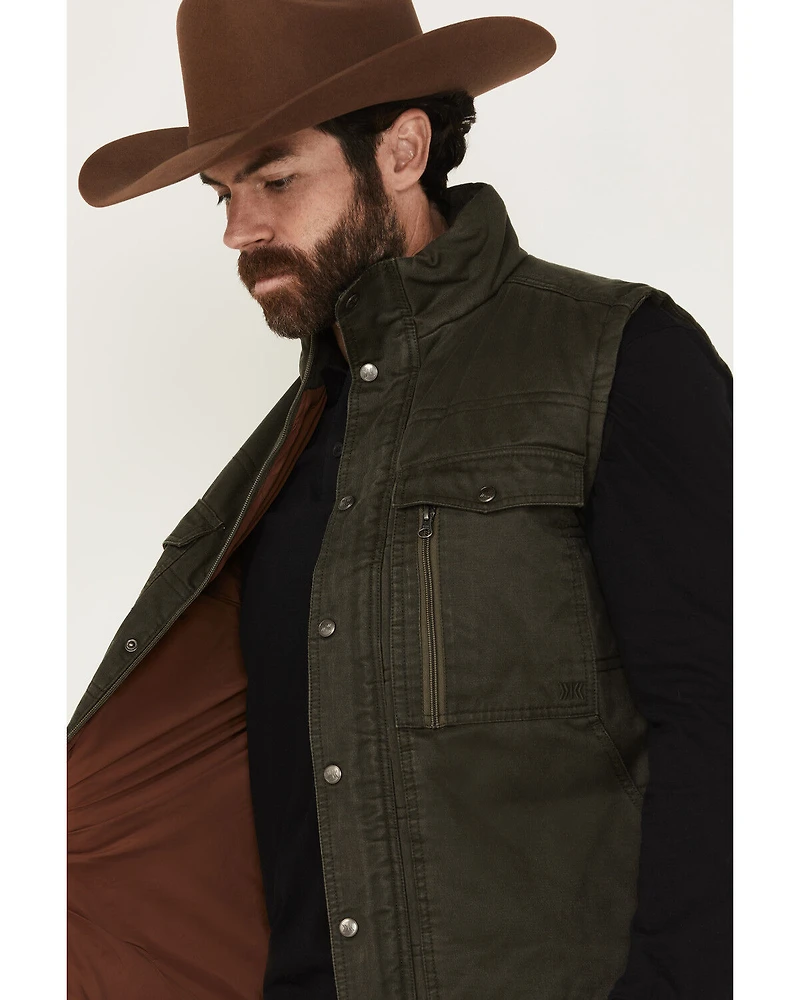 Dakota Grizzly Men's Sawtooth Microsuede Insulated Vest