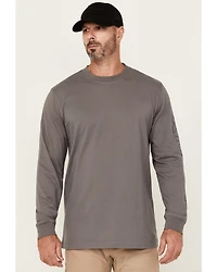 Hawx Men's Roughneck Long Sleeve Graphic Work T-Shirt