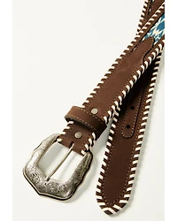 RANK 45® Men's Dallas Southwestern Print Inlay Belt