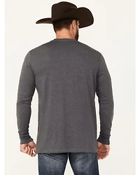 Cody James Men's Tribal Bull Long Sleeve Graphic T-Shirt