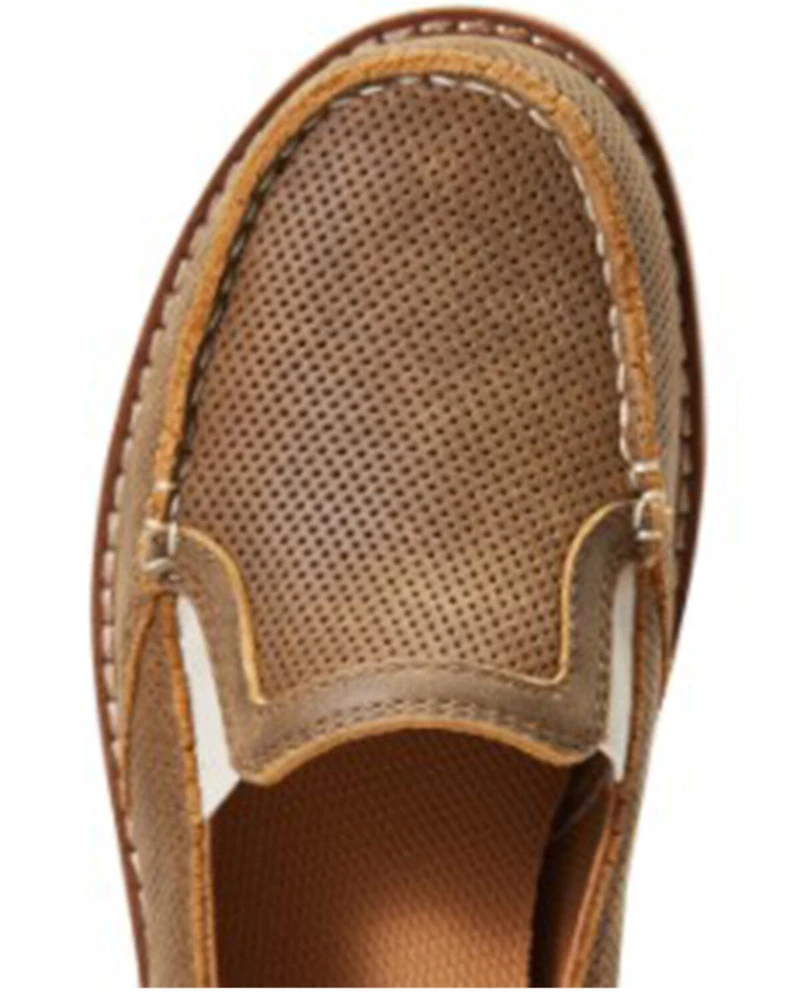 Ariat Women's Cruiser 360 Bomber Brown Slip-On Casual Shoes - Moc Toe