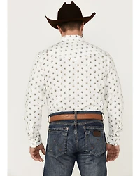 Gibson Trading Co Men's Conrad Floral Print Long Sleeve Pearl Snap Western Shirt