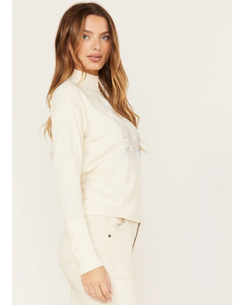 Cleo + Wolf Women's Mock Neck Tee