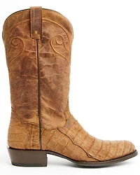 Dan Post Men's Exotic Caiman Makara Tall Western Boots - Round Toe