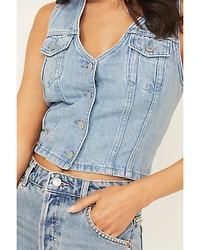 Levi's Women's Bella Light Wash Denim Vest