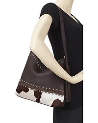 American West Women's Wild Horses Shoulder Handbag