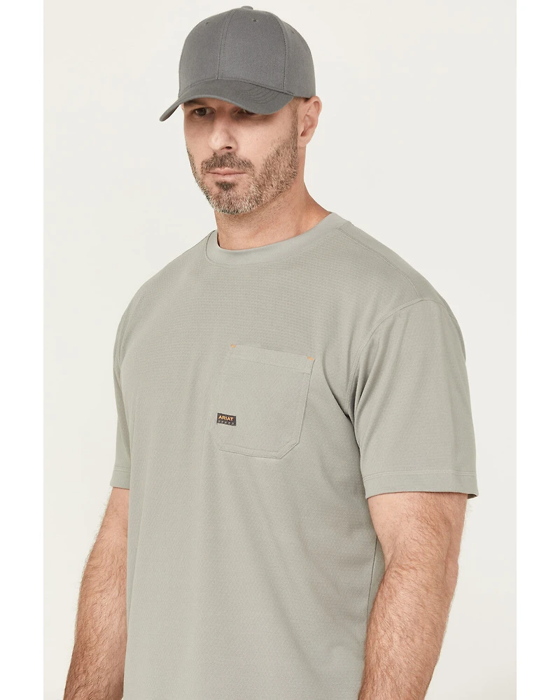 Ariat Men's Rebar Heat Fighter Short Sleeve Pocket Work Shirt