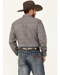 RANK 45® Men's Alton Southwestern Print Long Sleeve Button-Down Shirt