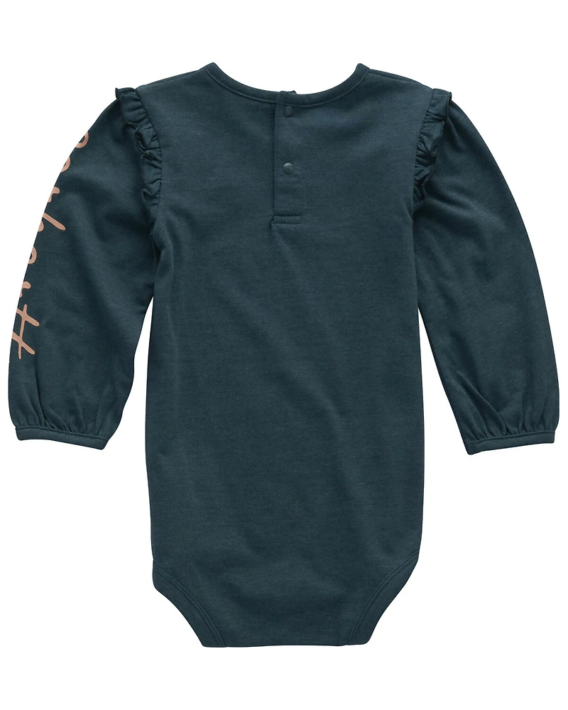 Carhartt Infant Girls' Fall Veggie Long Sleeve Onesie