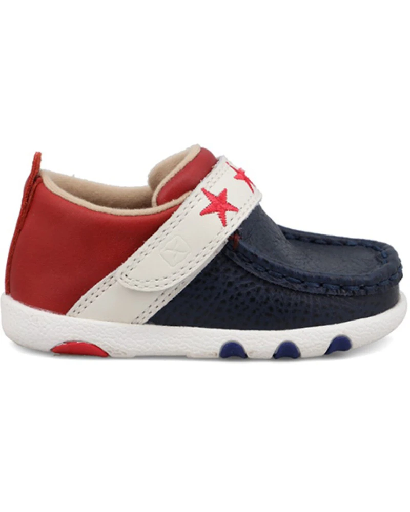 Twisted X Toddler Boys' Patriotic Driving Mocs