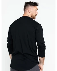 Hawx Men's Logo Crew Long Sleeve Work T-Shirt - Tall