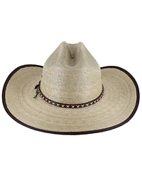 Cody James® Men's Brown Trimmed Straw Hat