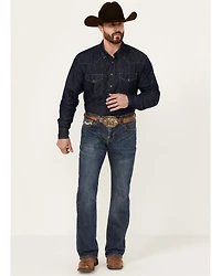 Rock & Roll Denim Men's Medium Wash Pistol Reflex Straight Stretch Jeans