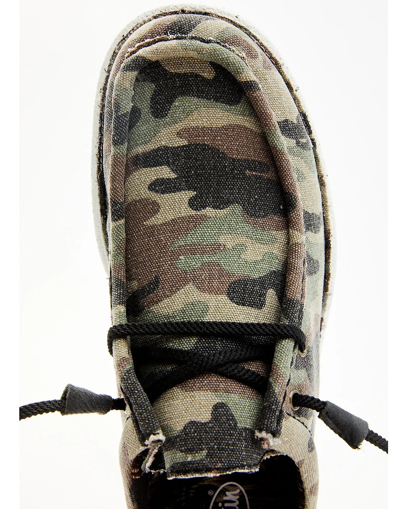 Justin Men's Hazer Camo Print Casual Slip-On Shoes - Moc Toe