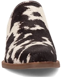 Dingo Women's Calico Hair-On-Hide Mules