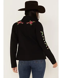 Ariat Women's Floral Embroidered Rosas Team Softshell Jacket