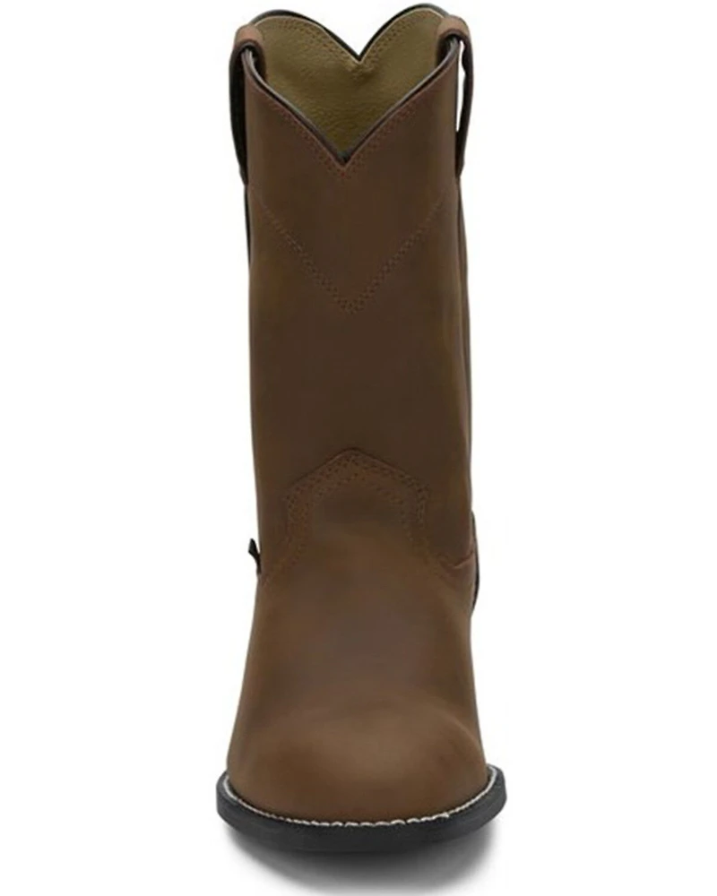 Justin Men's Basics Roper Western Boots - Medium Toe
