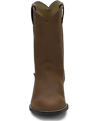 Justin Men's Basics Roper Western Boots - Medium Toe