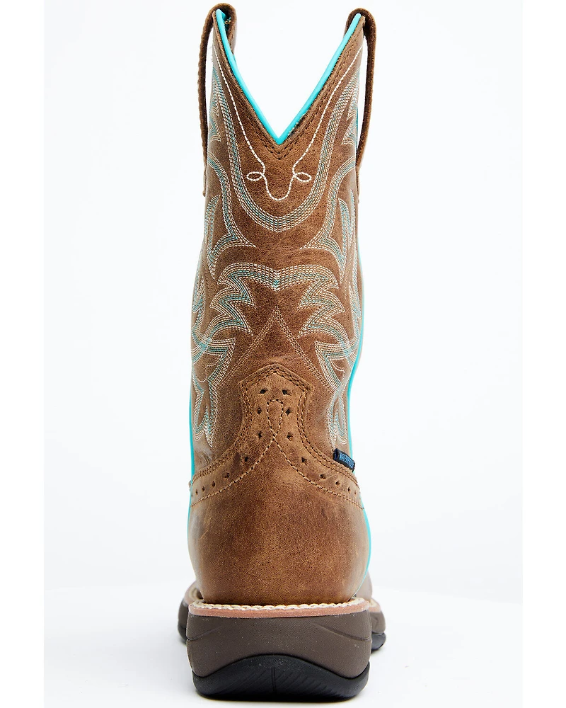 Shyanne Women's Xero Gravity Waterproof Lite Western Performance Boots - Broad Square Toe