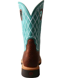 Twisted X Men's Lite Pattern Square Toe Western Work Boots