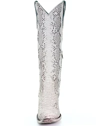 Corral Women's Python Tall Western Boots - Snip Toe