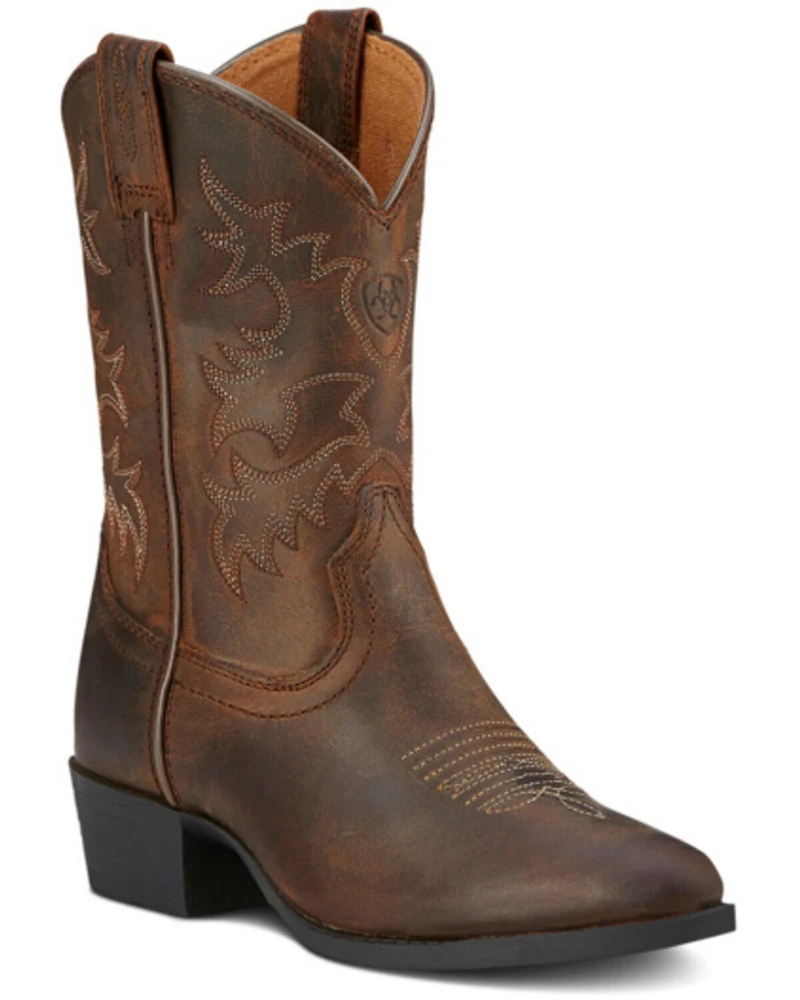 Ariat Boys' Heritage Western Boots - Round Toe