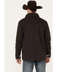 Powder River Outfitters by Panhandle Men's Canvas Solid Snap Heavy Jacket
