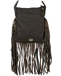 American West Women's Brindle-Hair On Fringe Handbag