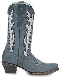 Corral Girls' Blue Jean Western Boots - Snip Toe
