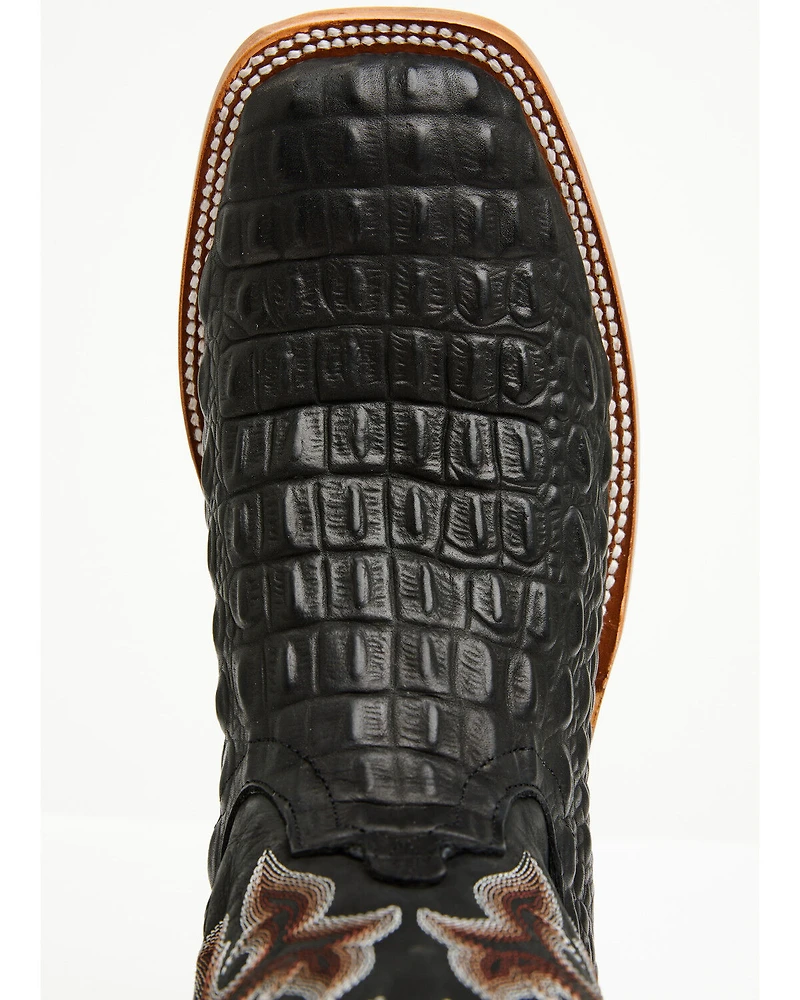 Horse Power Men's Boot Barn Exclusive Nile Crocodile Print Tall Western Boots - Broad Square Toe