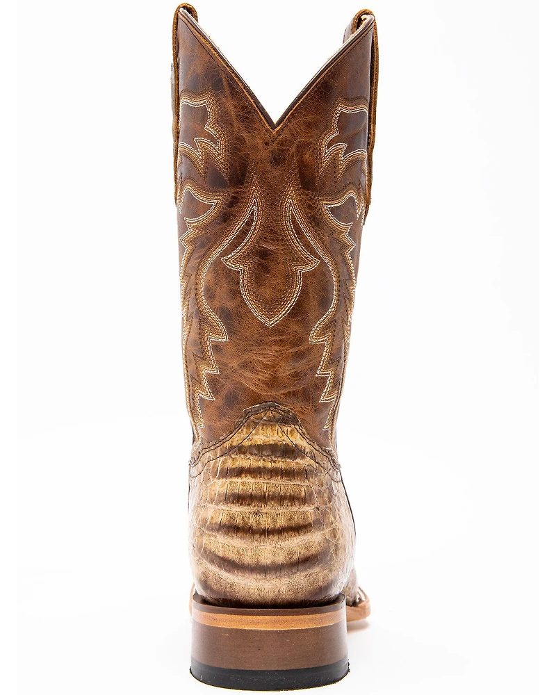 Cody James Men's Caiman Belly Western Boots - Broad Square Toe