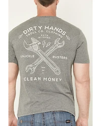 Troll Co Men's Twisting Wrenches Short Sleeve Graphic Work T-Shirt